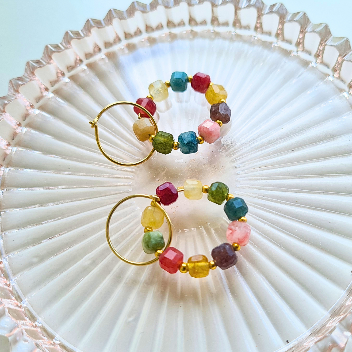 Oorbellen All of you, toermalijn