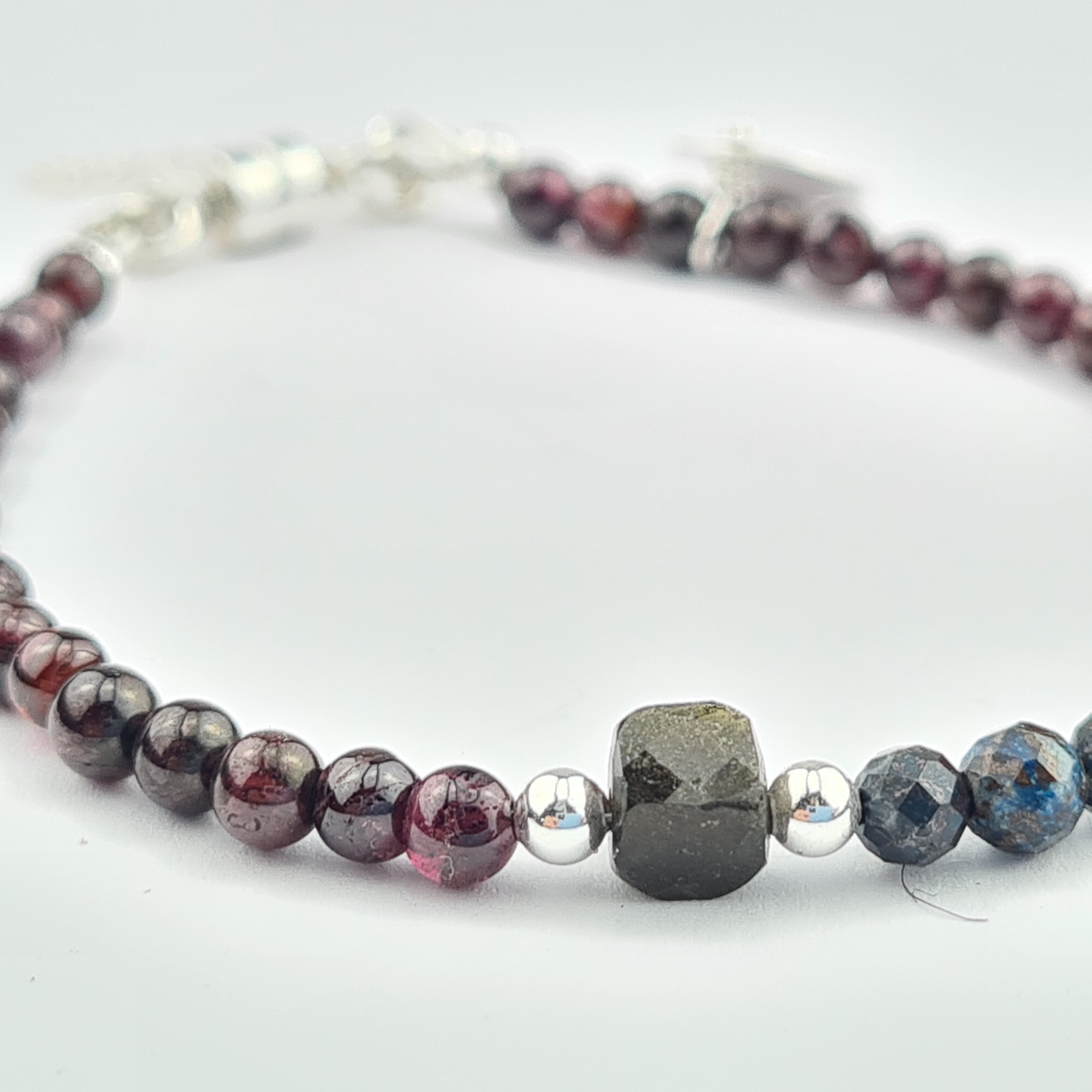 Oorringen Dark Sense, goud obsidiaan