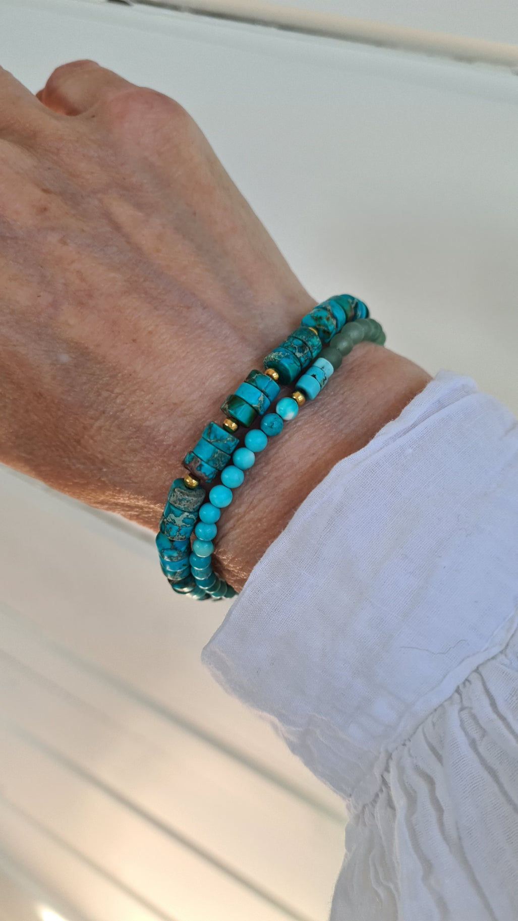 Armband Turquoise Ocean, turquoise magnesiet