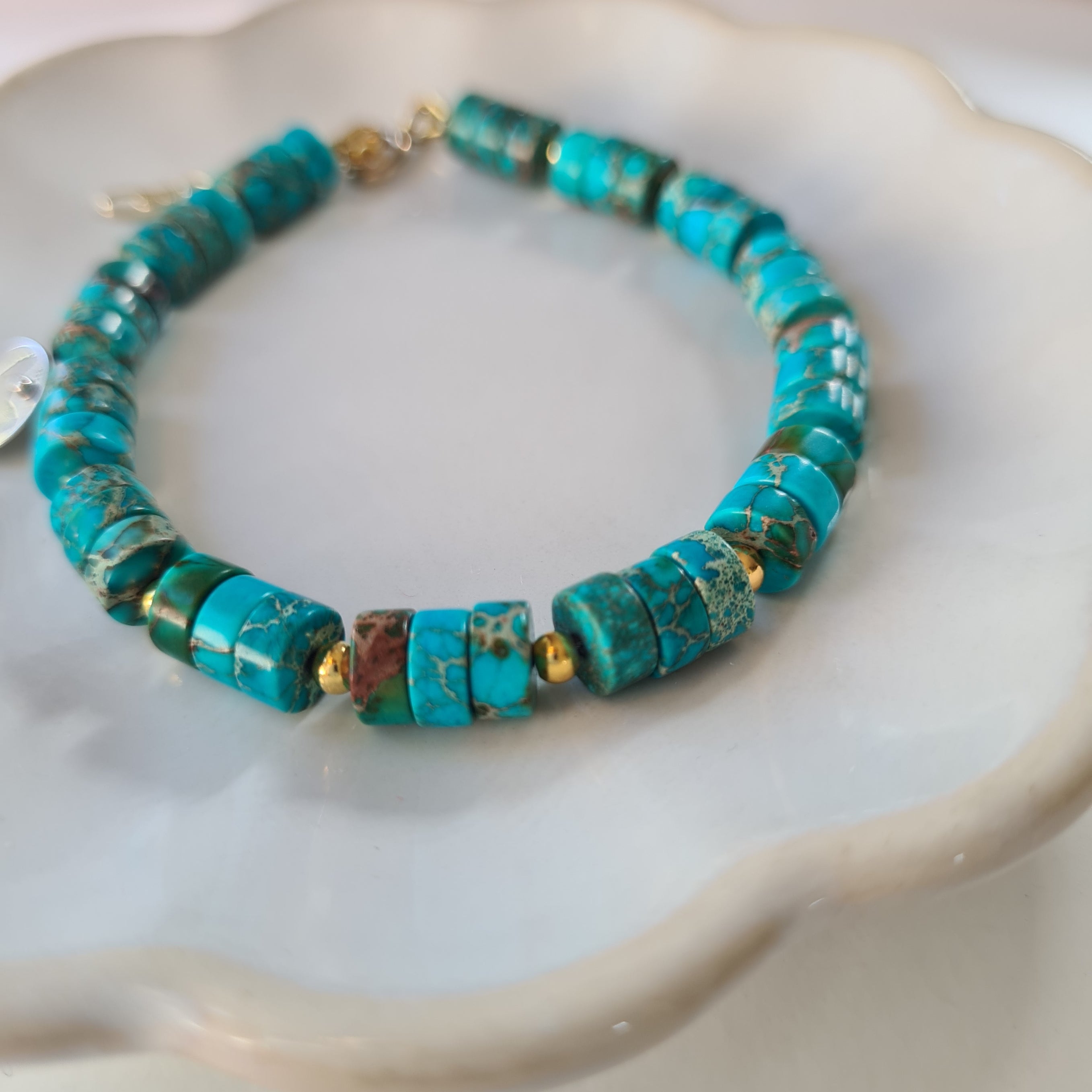 Armband Turquoise Ocean, turquoise magnesiet
