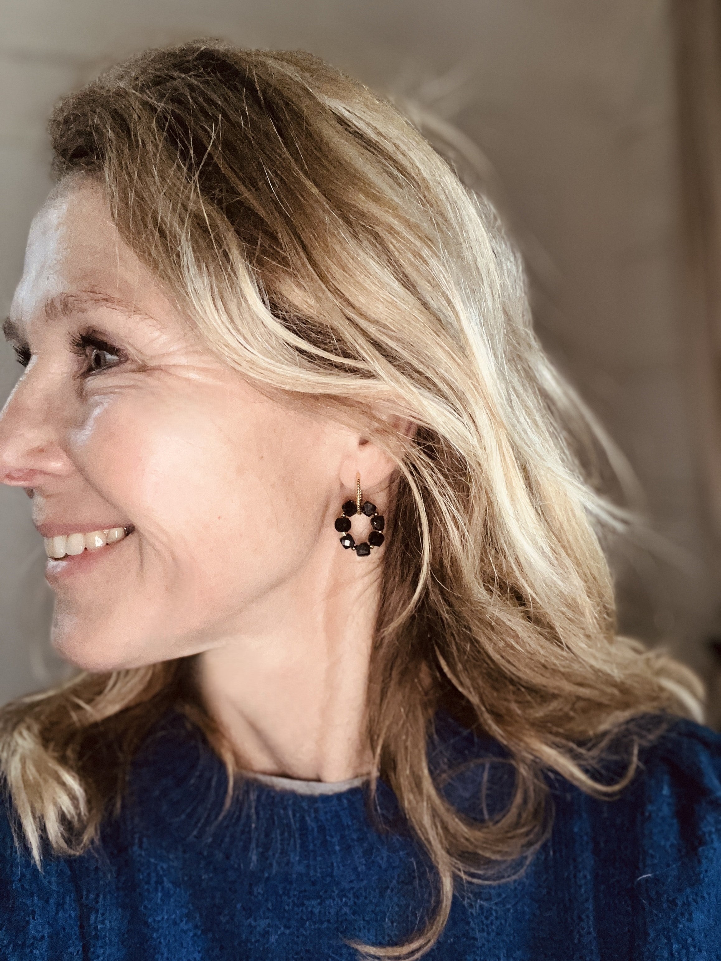 1 Jacky-O Bedel New Beginnings, zwart-groene obsidiaan