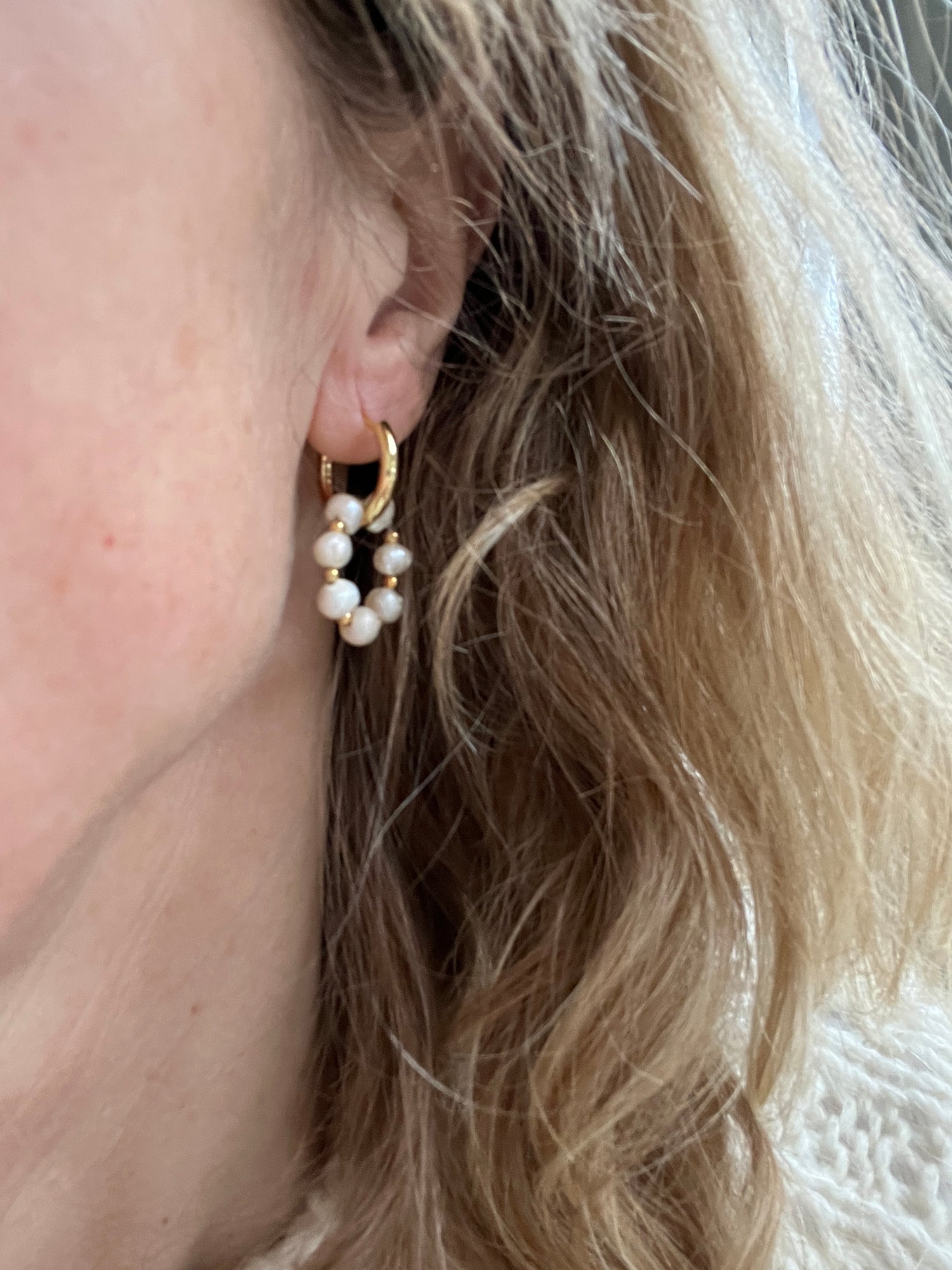 Oorbellen Forever, zoetwater parels