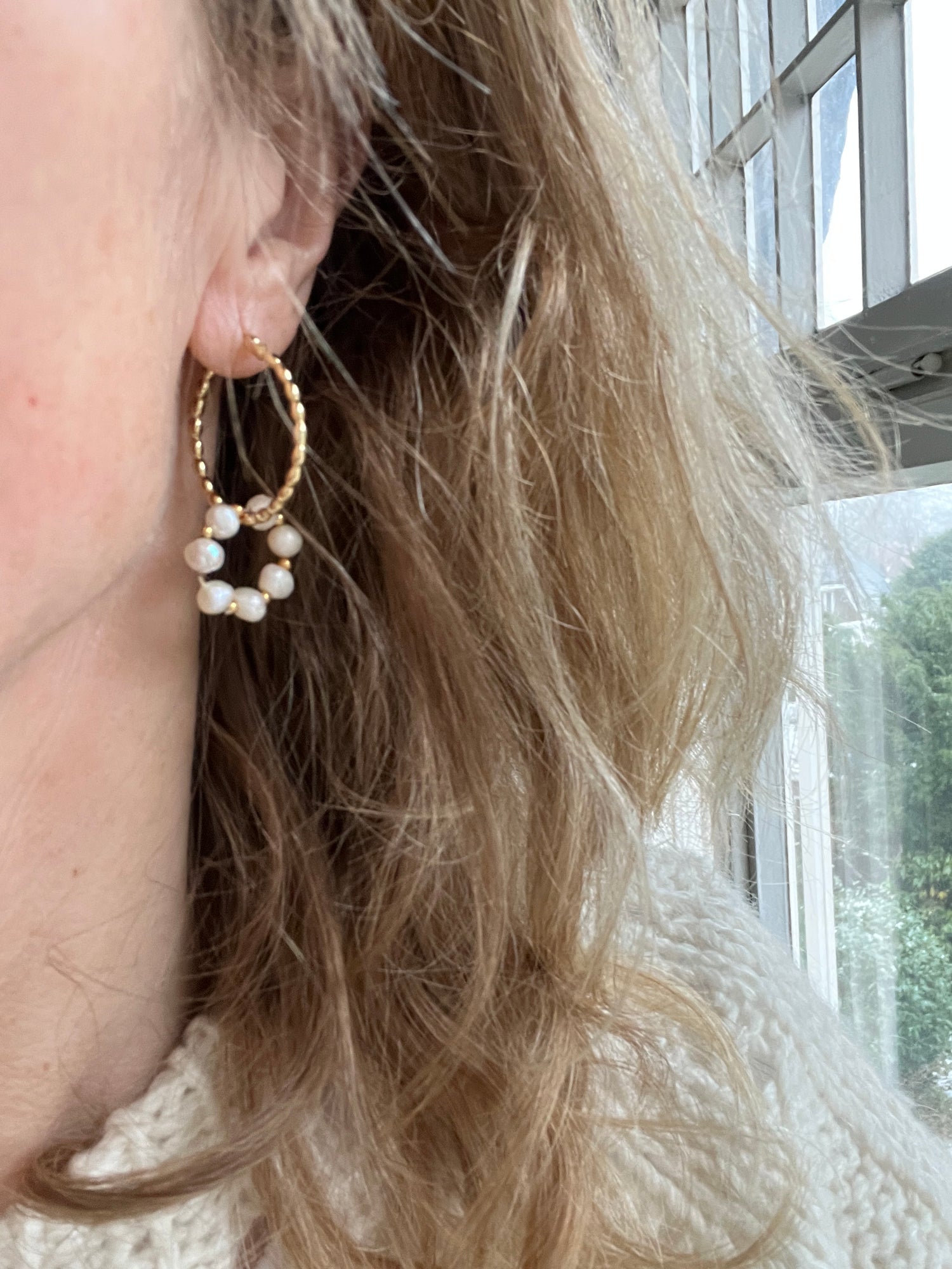 Oorbellen Forever, zoetwater parels