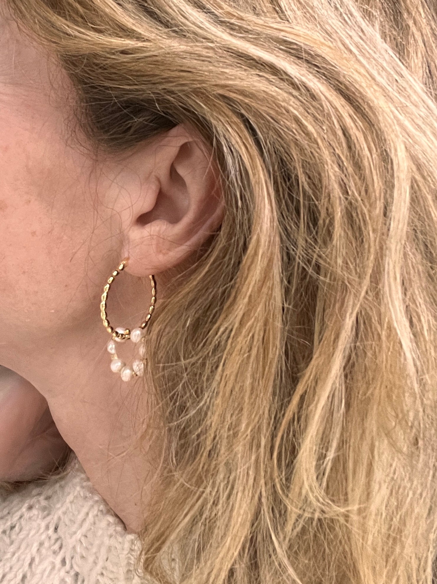 Oorbellen Forever, zoetwater parels