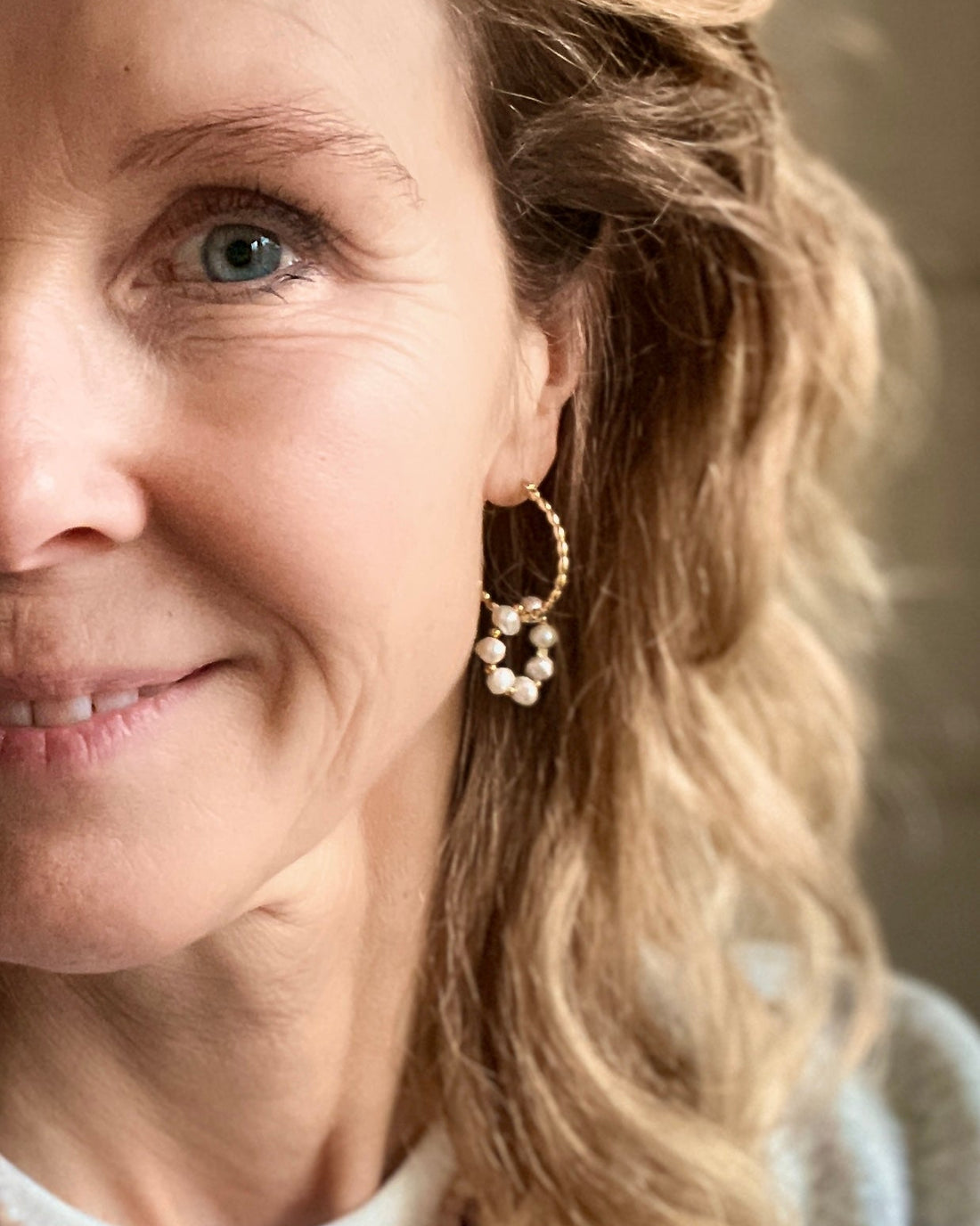 Oorbellen Forever, zoetwater parels