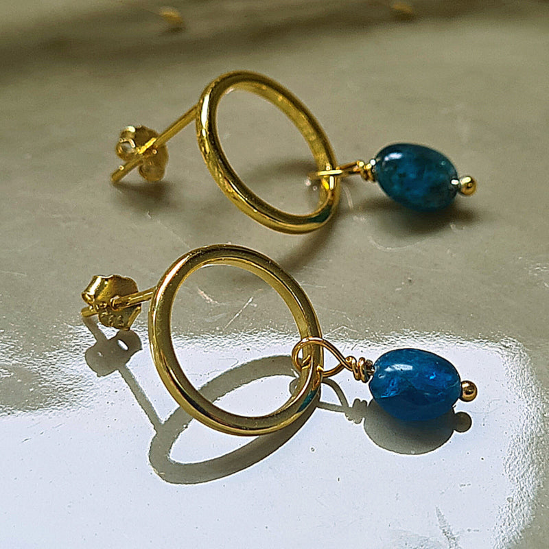 Oorbellen Blue Delight, apatiet