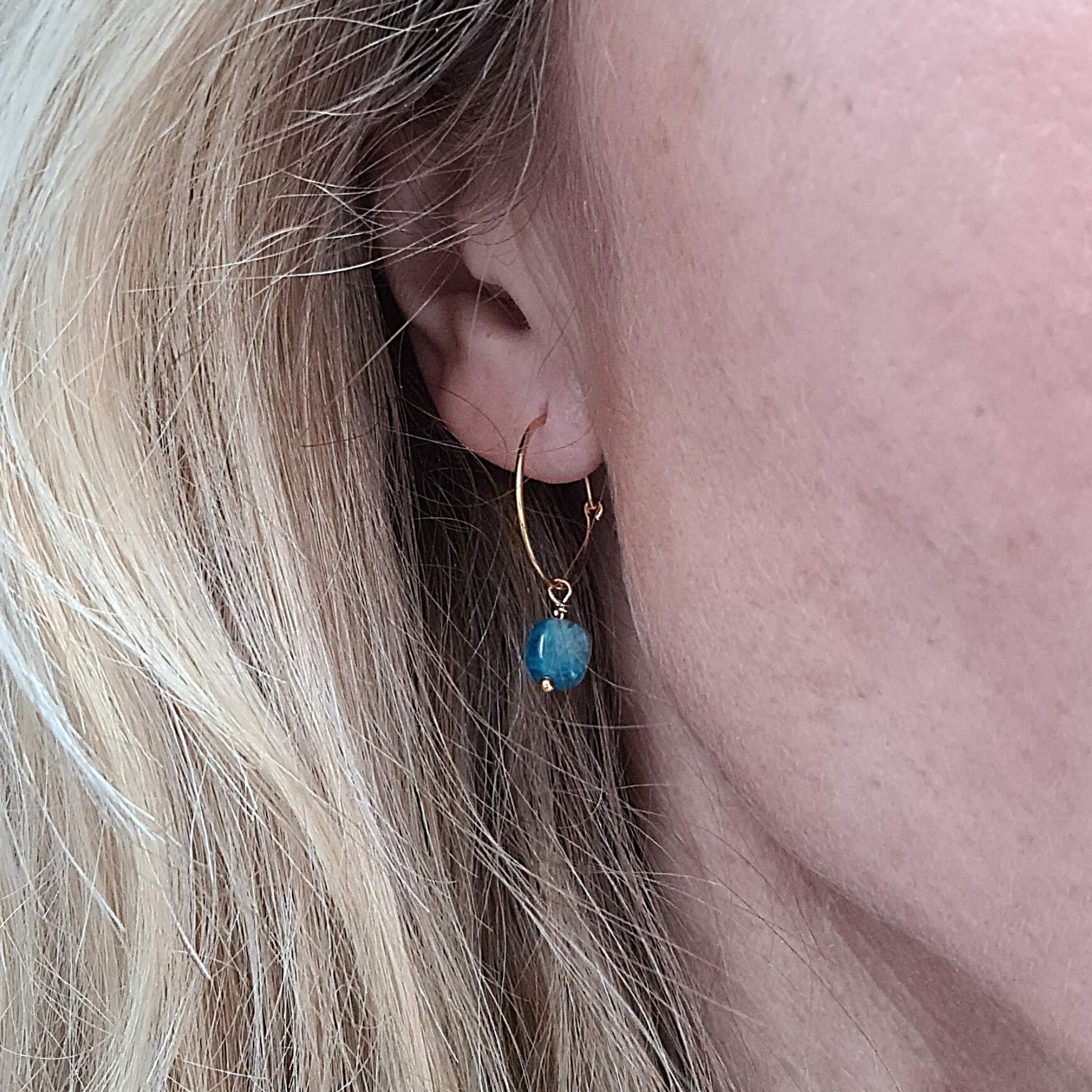 Oorbellen Blue Delight, apatiet