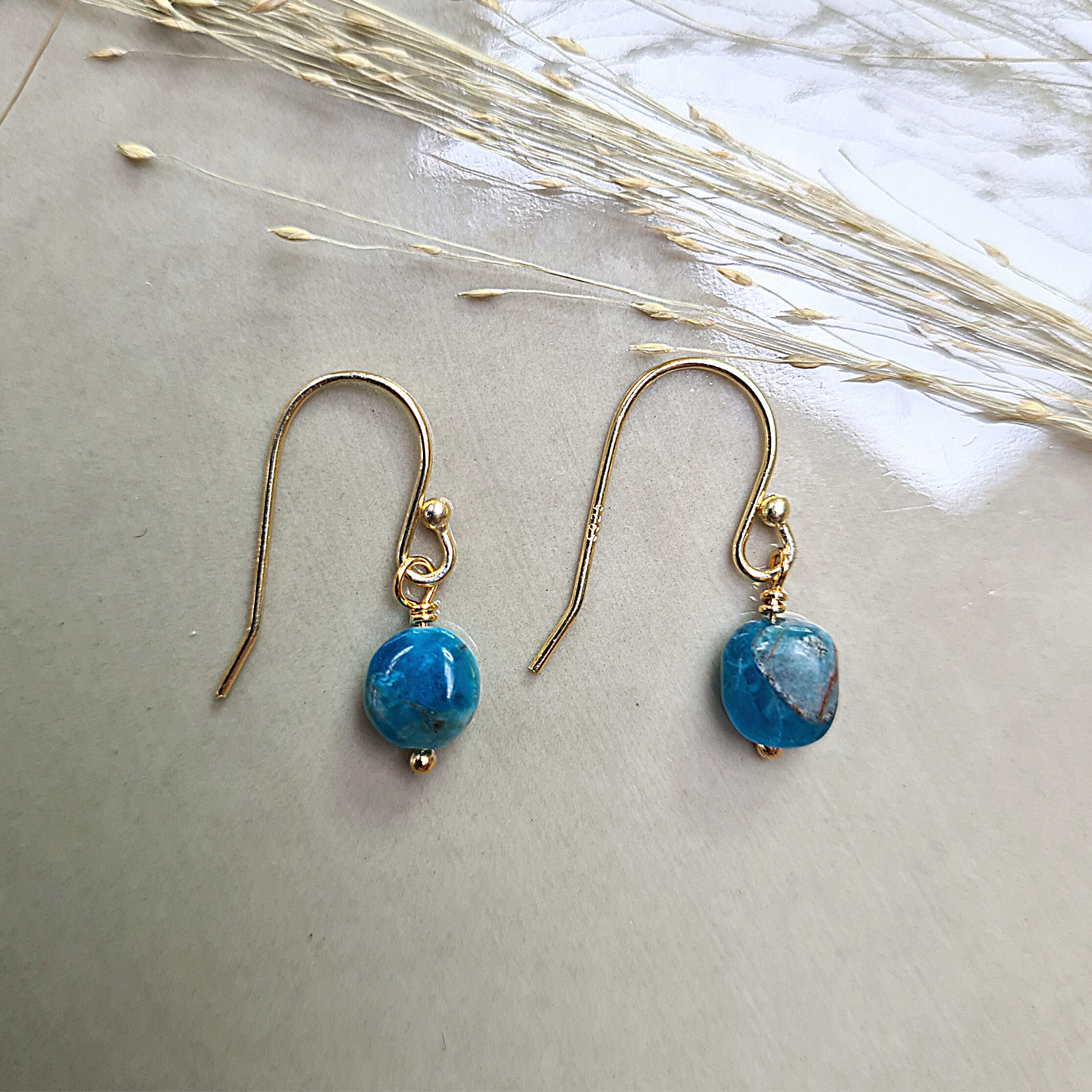 Oorbellen Blue Delight, apatiet