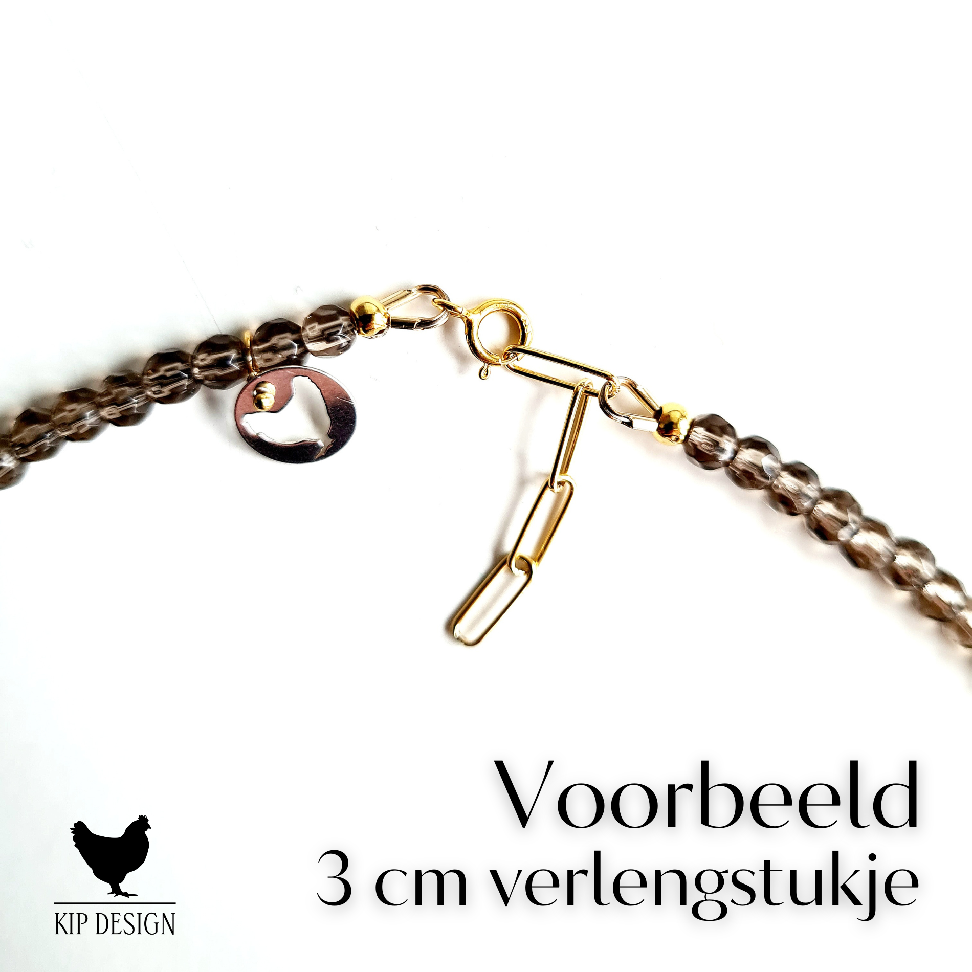 Ketting Confidence, toermalijn, labradoriet