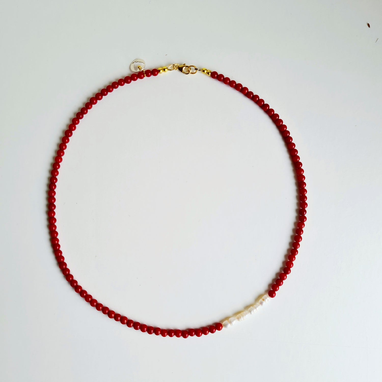 Set Kettingen Charming, koraal en parels