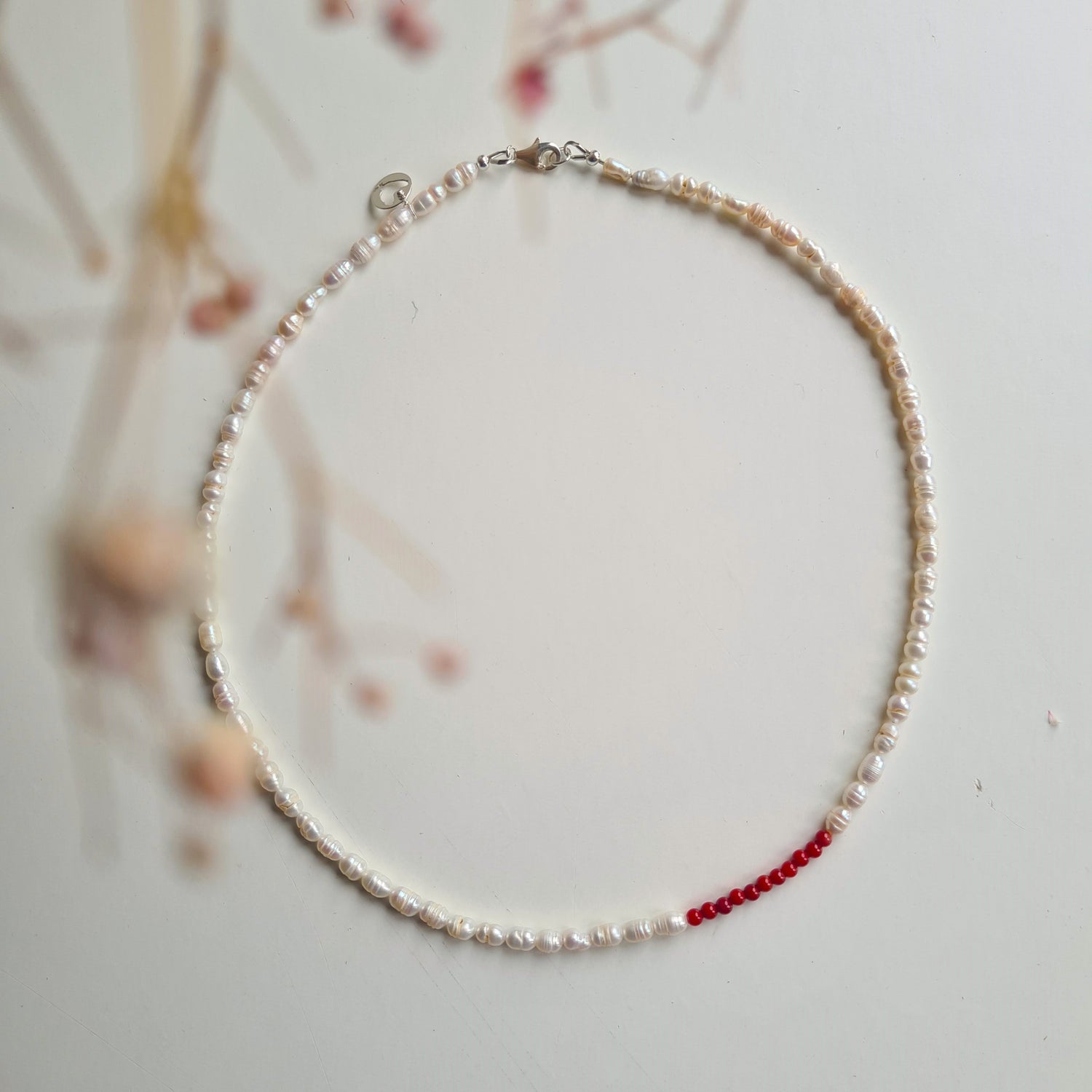 Set Kettingen Charming, koraal en parels