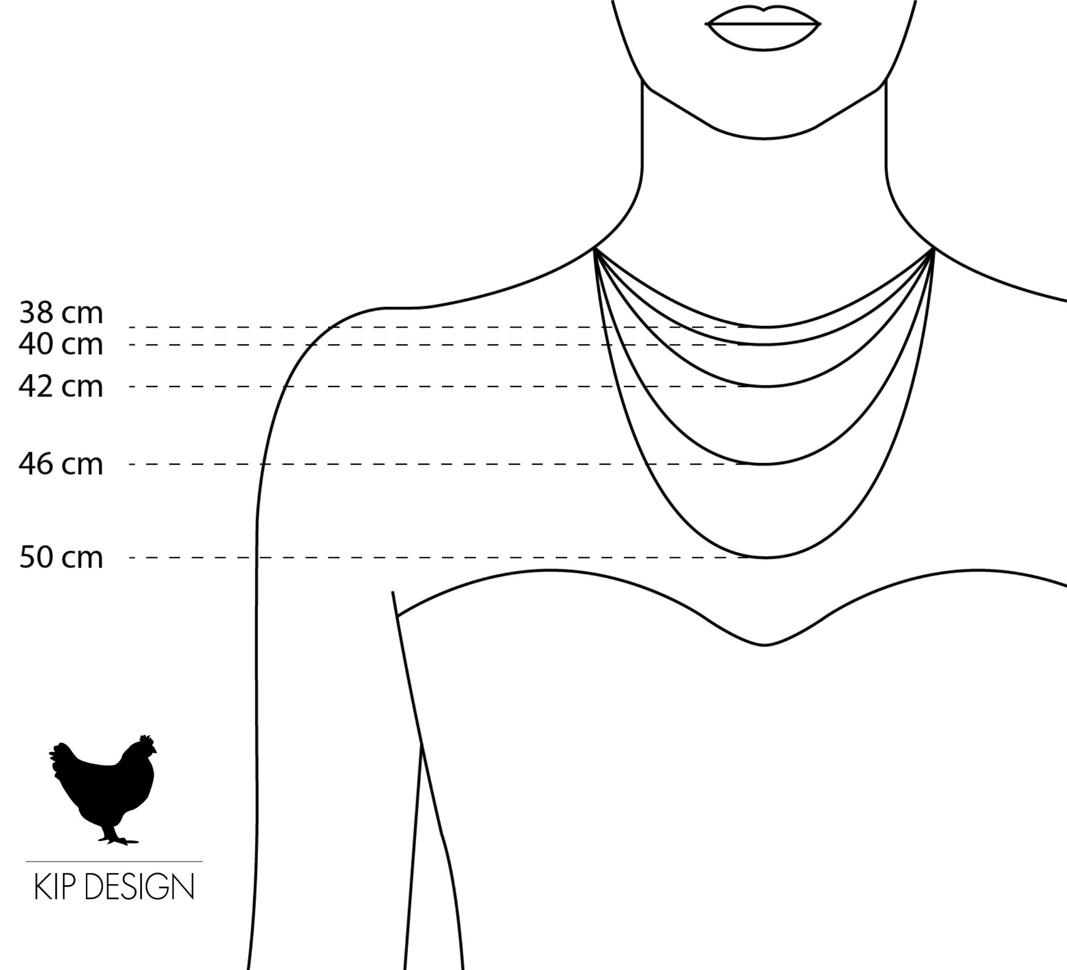 Ketting Happiness, koraal, parel