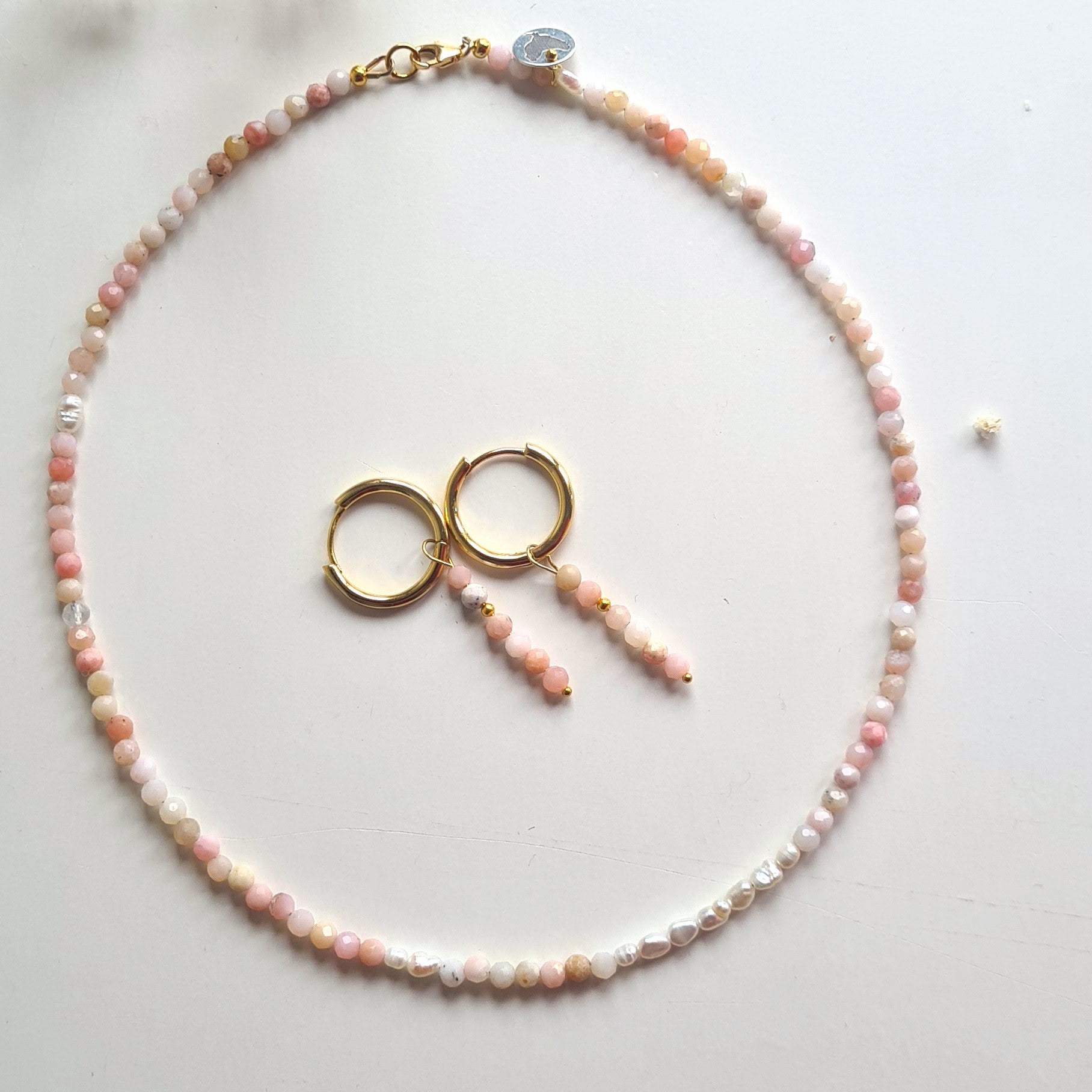 Ketting Soft Energy, opaal, parels