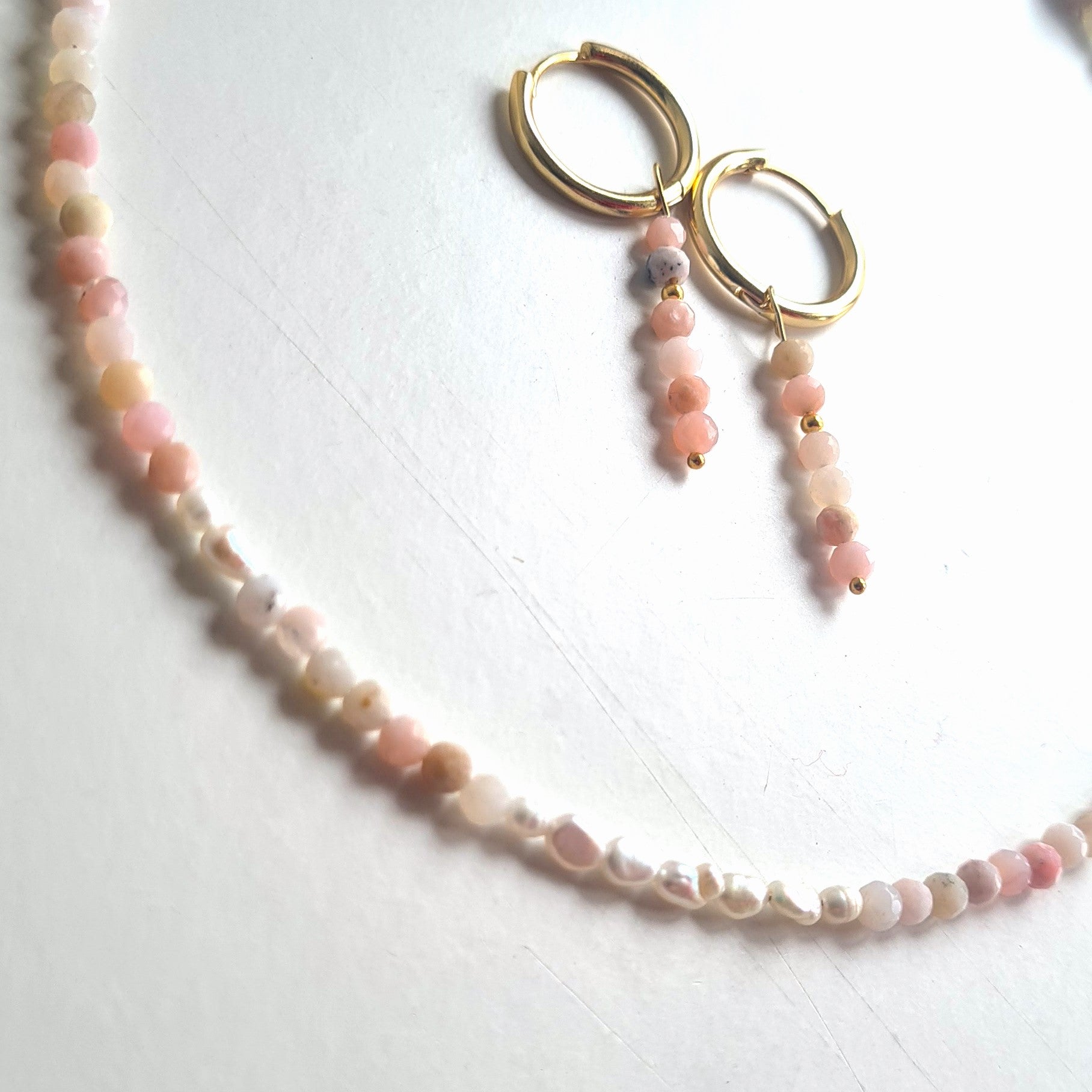 Ketting Soft Energy, opaal, parels