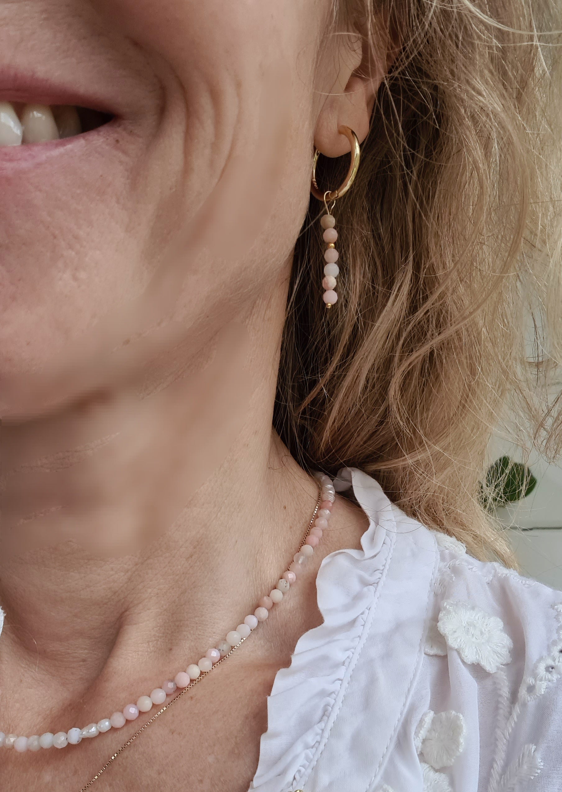 Ketting Soft Energy, opaal, parels