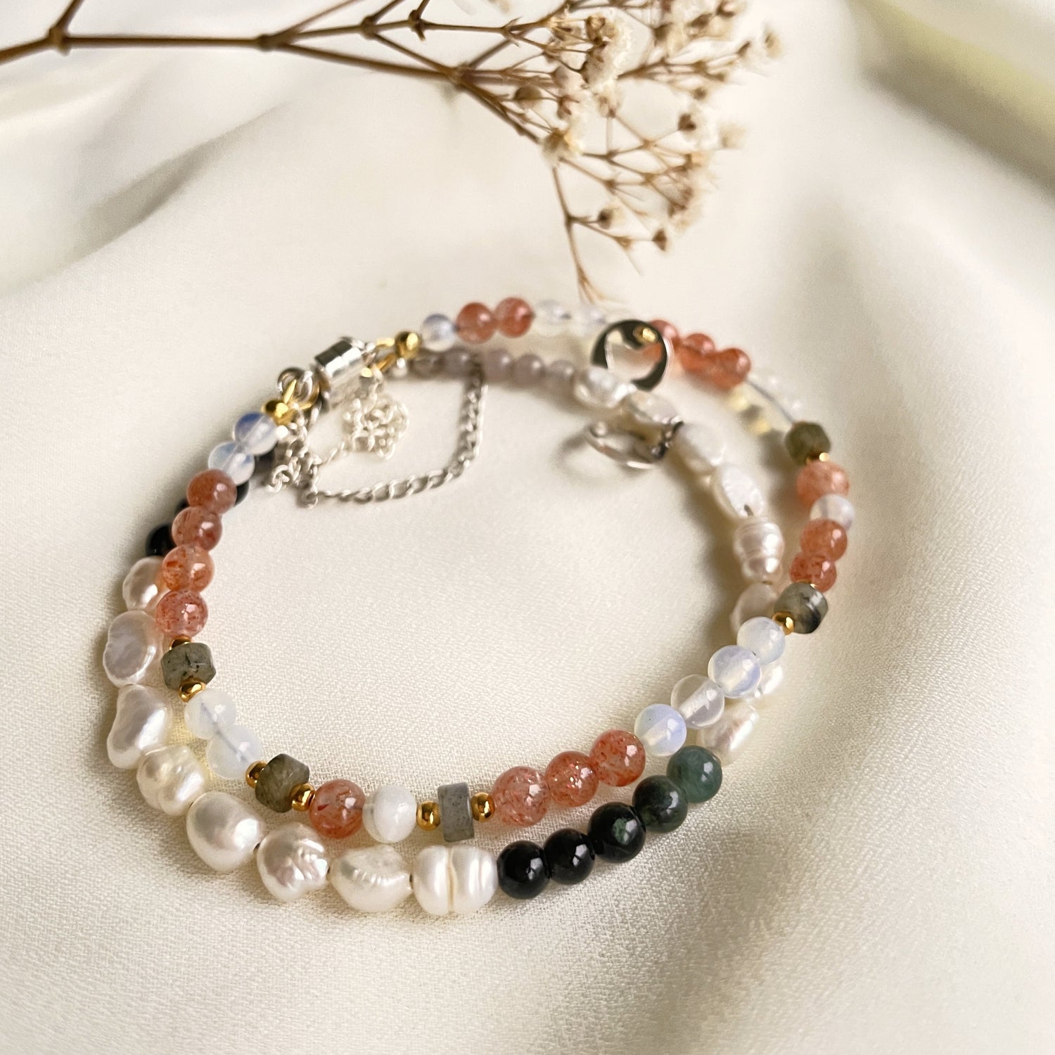 Set Armband & Oorbellen Sun & Moon