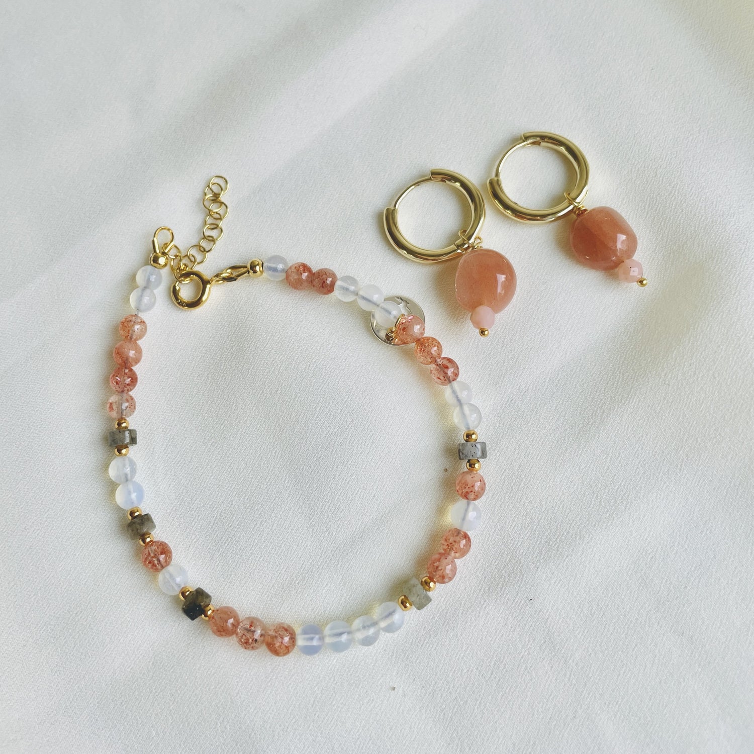 Set Armband & Oorbellen Sun & Moon