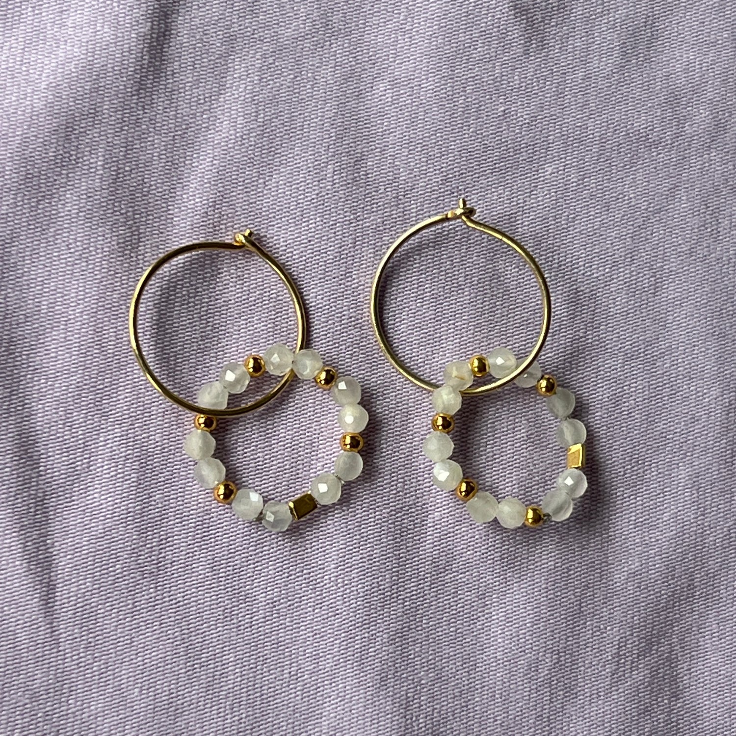 Oorbellen Harmony, agaat