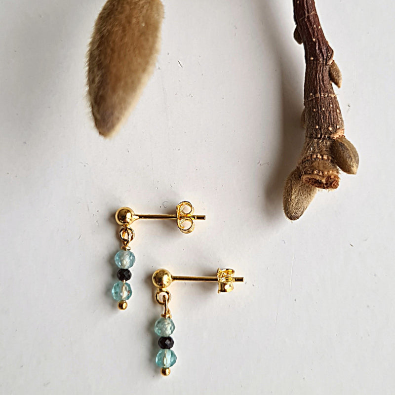 1 Oorknopje Golden Tenderness, apatiet, spinel