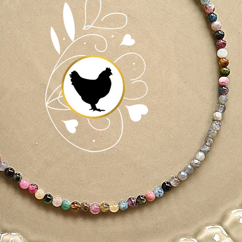 Set ketting en armband Confidence, toermalijn, labradoriet