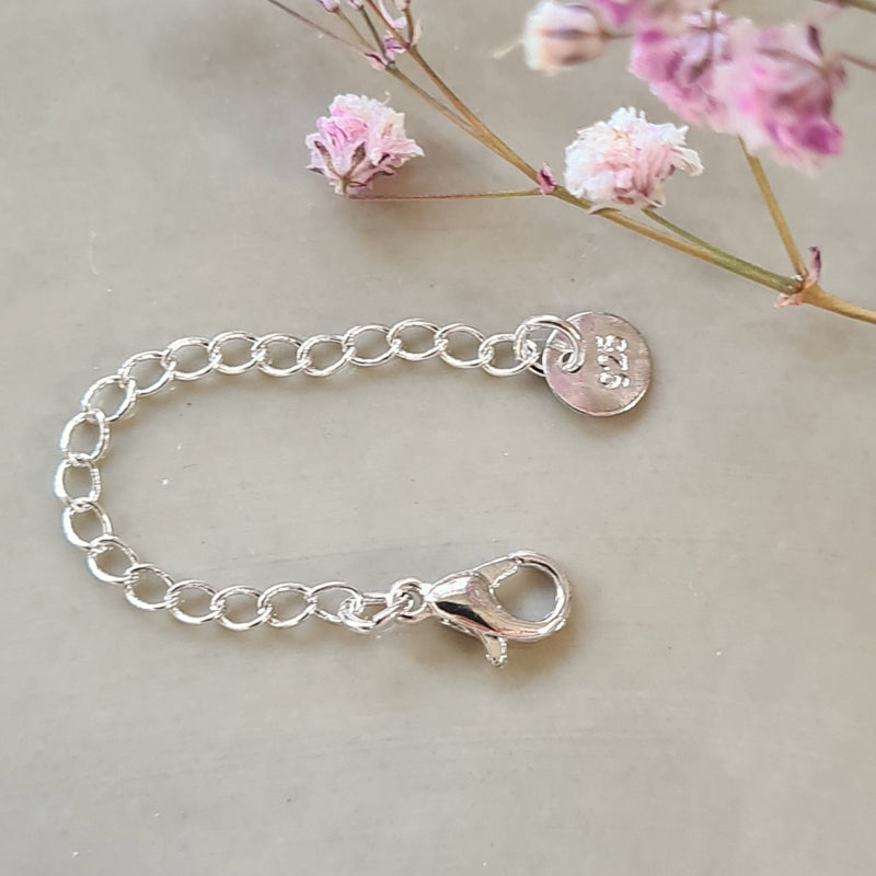 Verlengkettinkje, sterling zilver