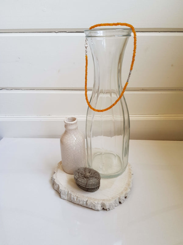 Set Kettingen Yellow Spirit, zebra jaspis en agaat