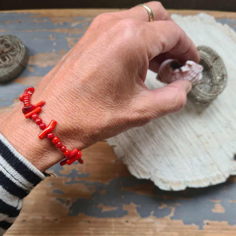 Armband Loving, koraal