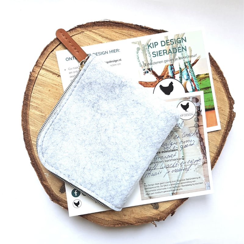 Ketting Positief & Minder stress, labradoriet, aquamarijn