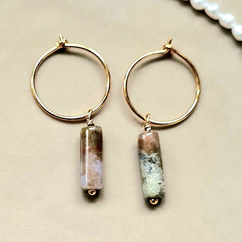 1 Oorring Golden Lavender, India agaat