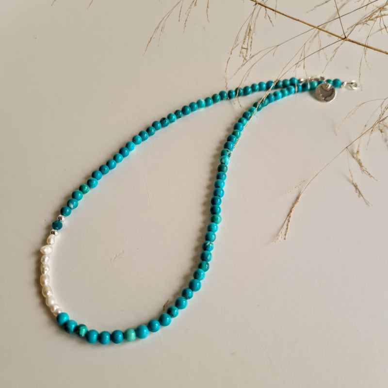 Ketting White Awake, magnesiet en parel