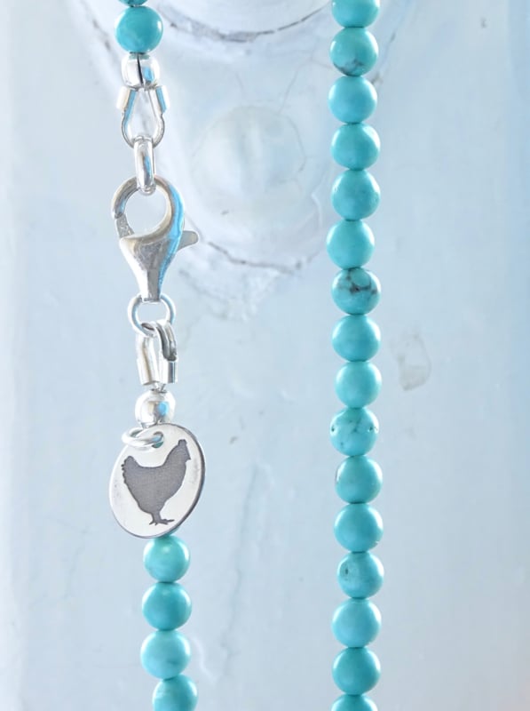 Ketting Blue Ocean, turquoise magnesiet en apatiet