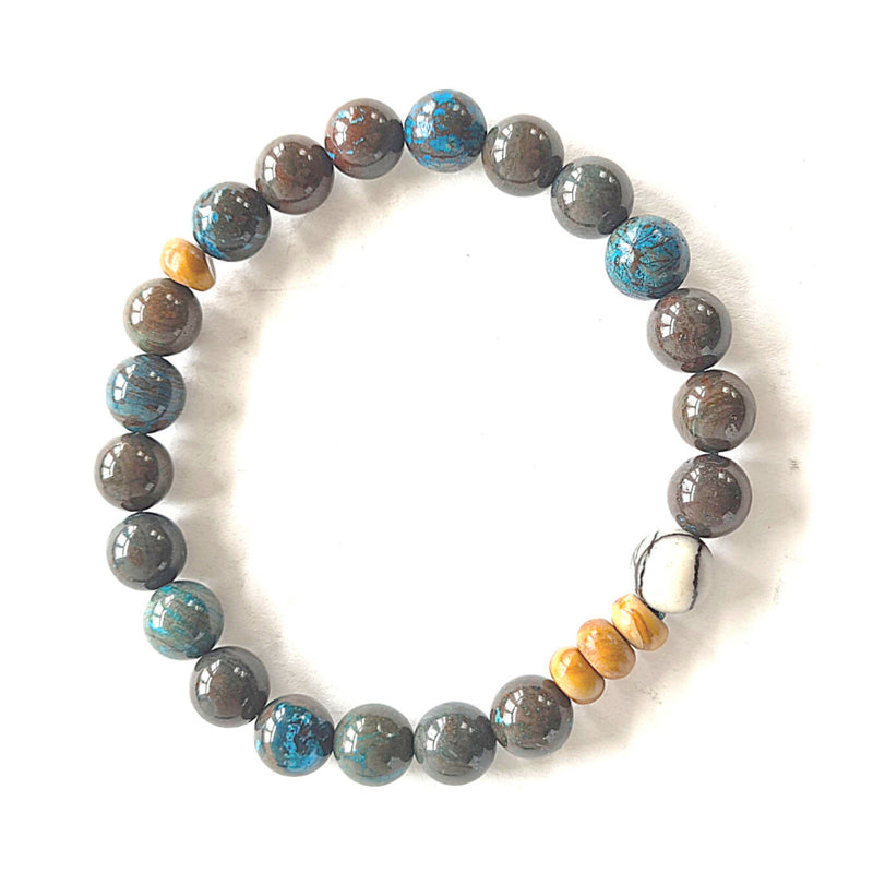 Unisex armband Ocean Secrets, picasso jaspis, agaat