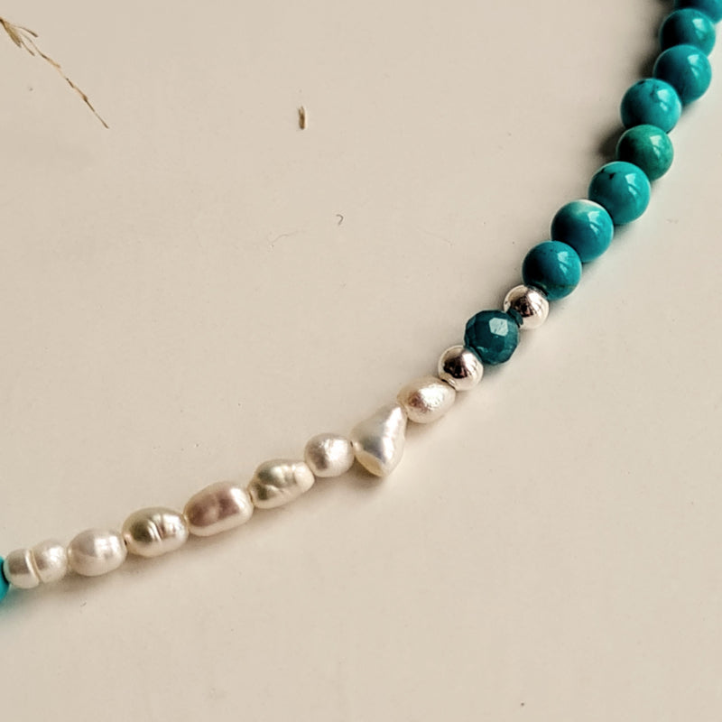 Ketting White Awake, magnesiet en parel