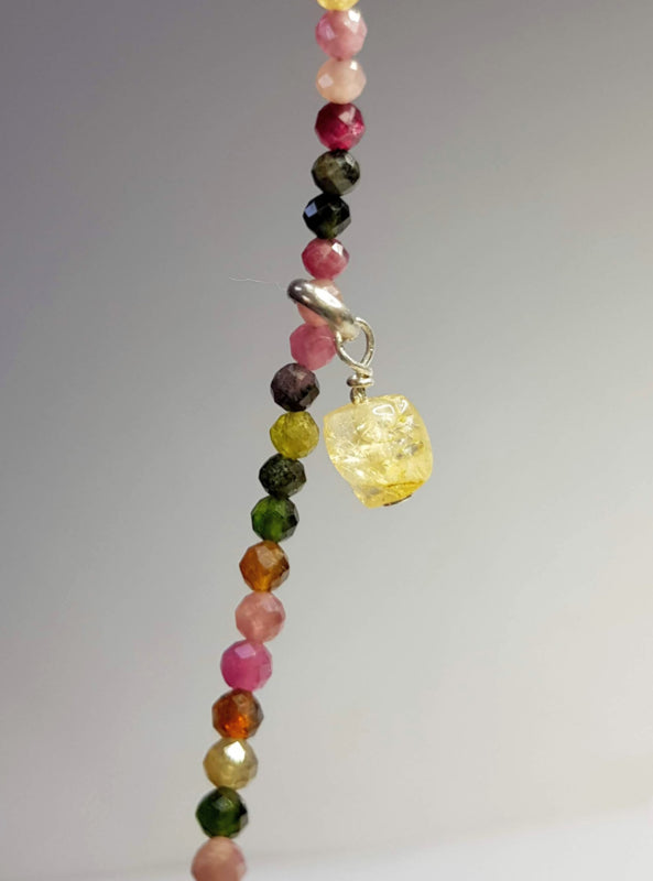 Ketting Leah, toermalijn en citrien