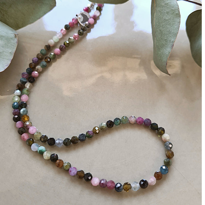 Ketting Leah, toermalijn en citrien