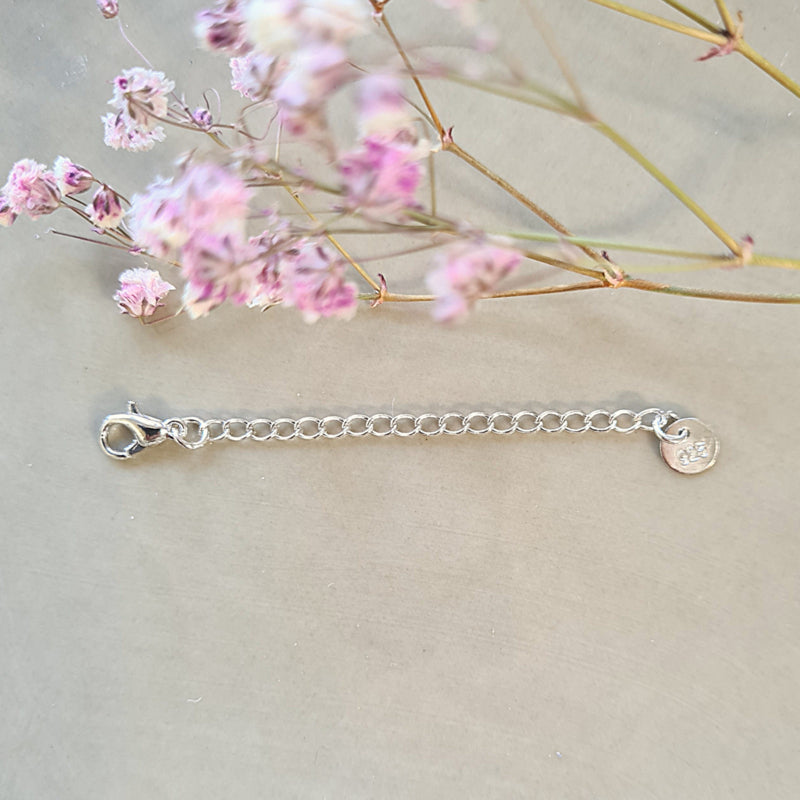 Verlengkettinkje, sterling zilver