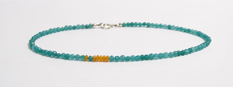 Ketting Ocean, jade en agaat
