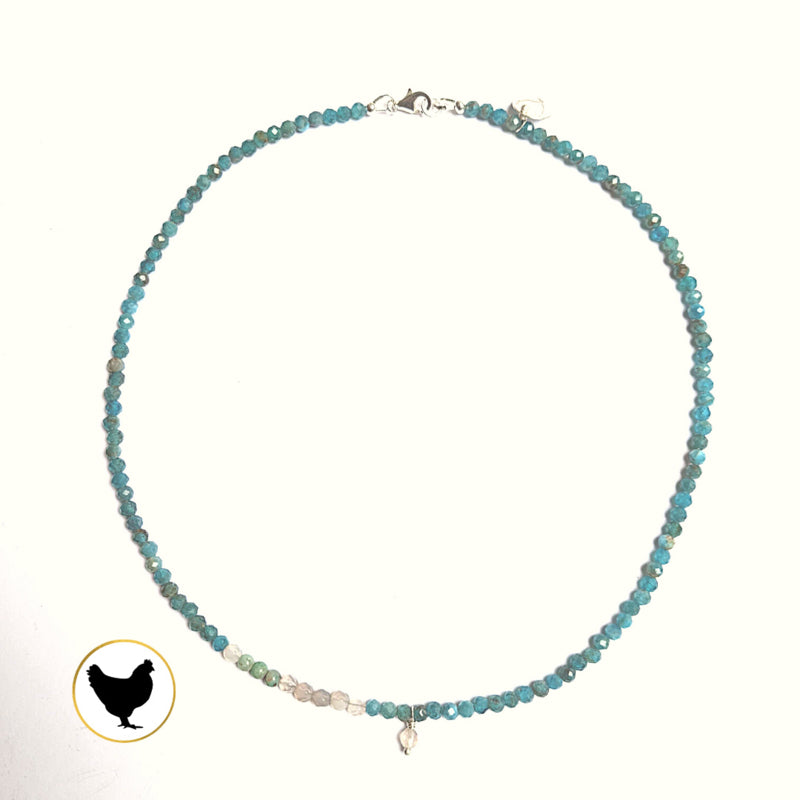 Set Kettingen Fresh Day, apatiet, agaat en chrysocolla