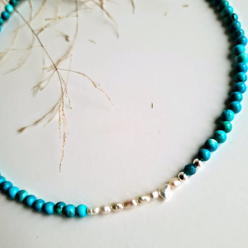 Ketting White Awake, magnesiet en parel
