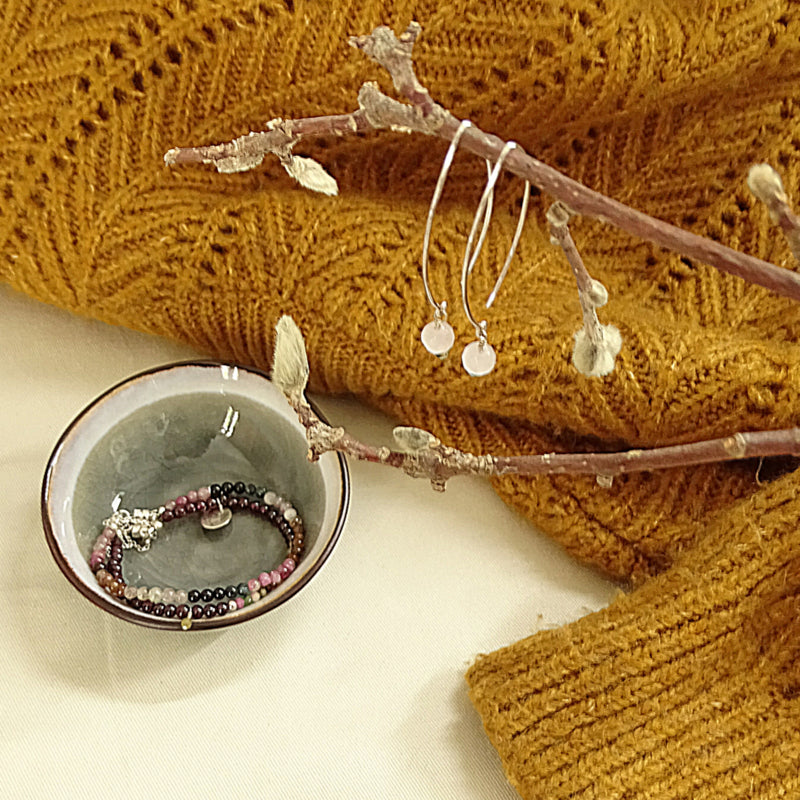 Armband Hannah, granaat en toermalijn