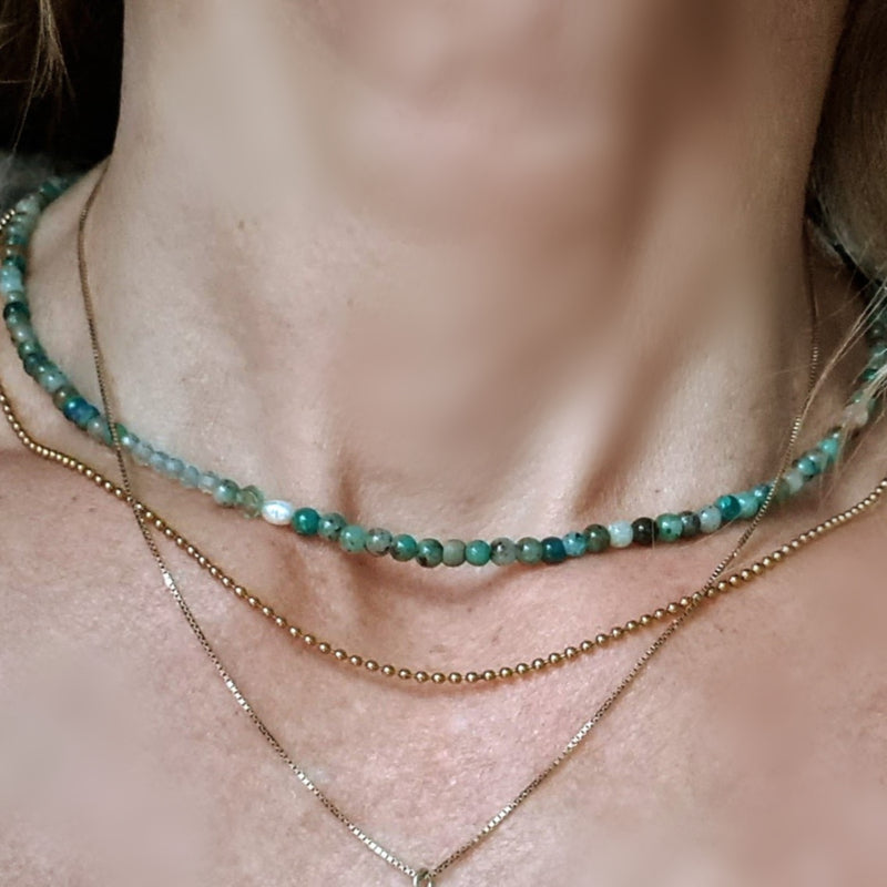Ketting Green Balance, chrysocolla