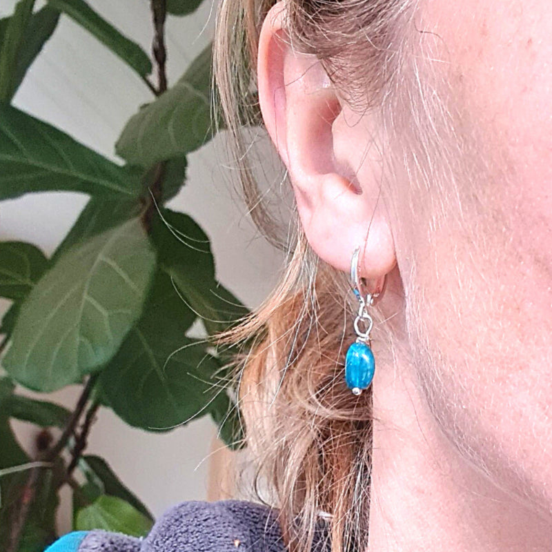 Oorbellen Blue Delight, apatiet