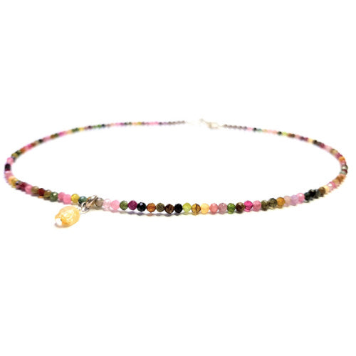 Ketting Leah, toermalijn en citrien