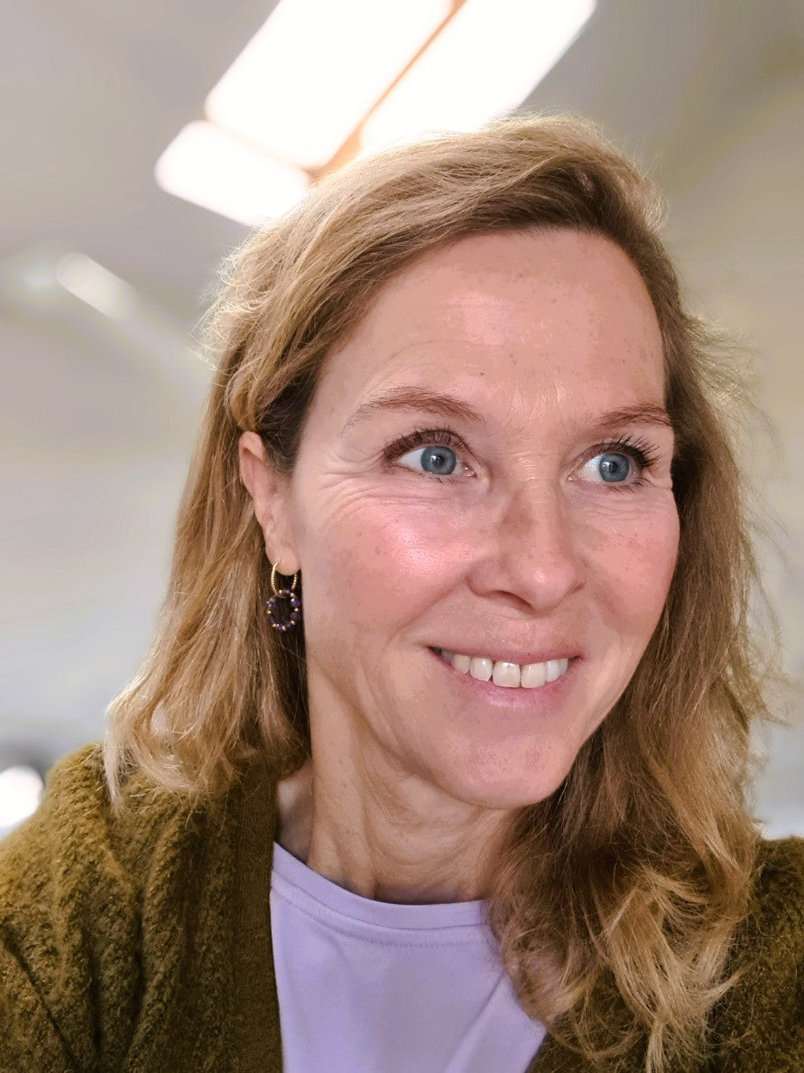 Oorbellen Purple Love, paarse amethist