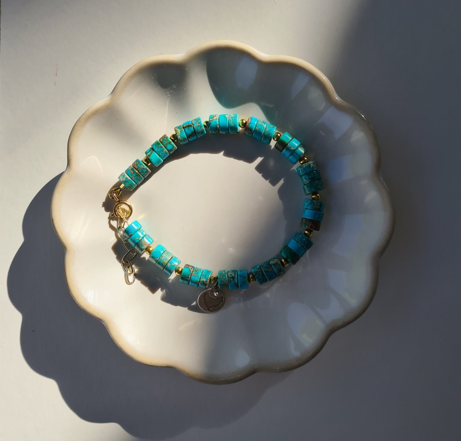 Armband Turquoise Ocean, turquoise magnesiet