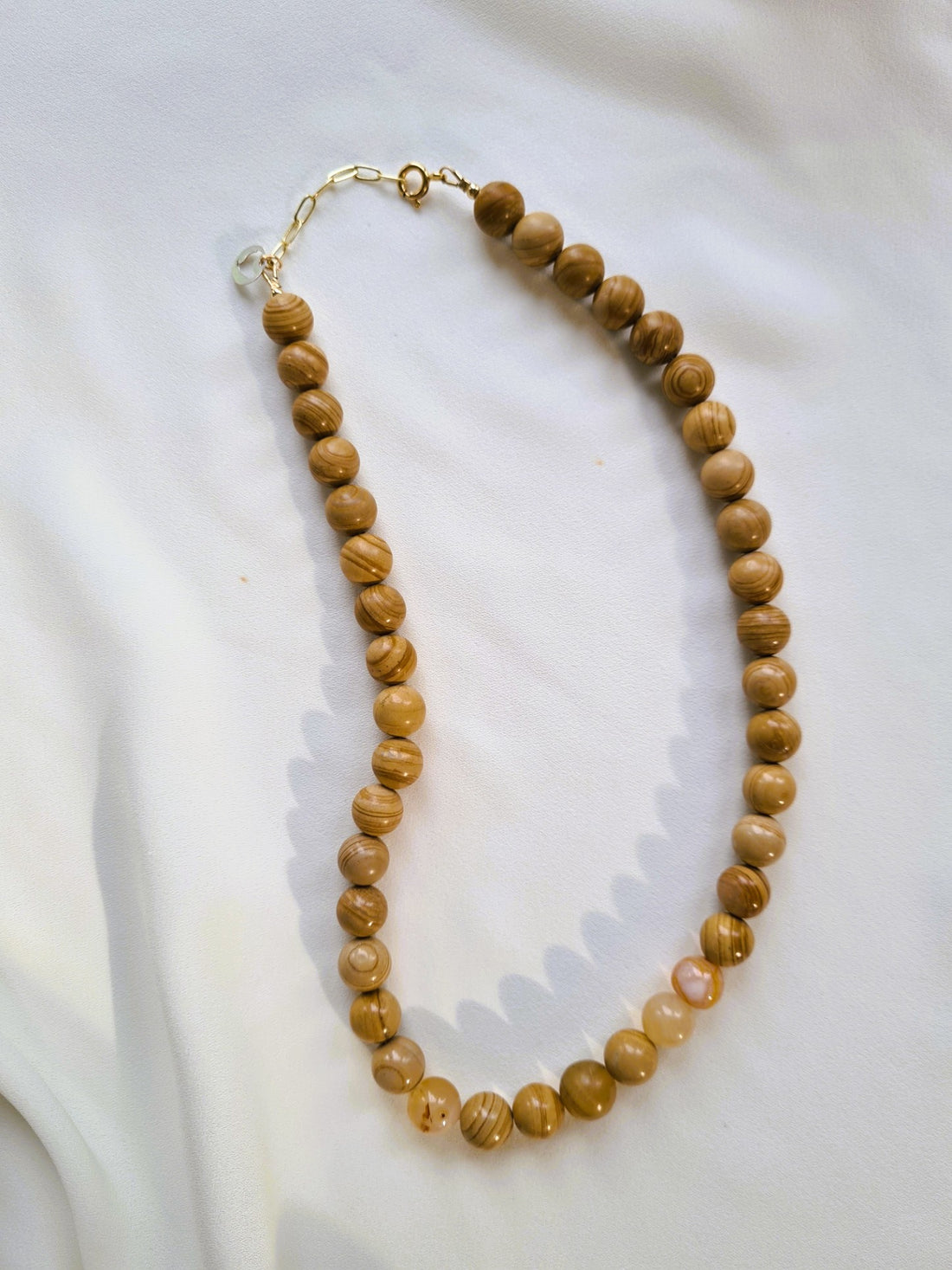 Ketting Inner Power, jaspis, agaat