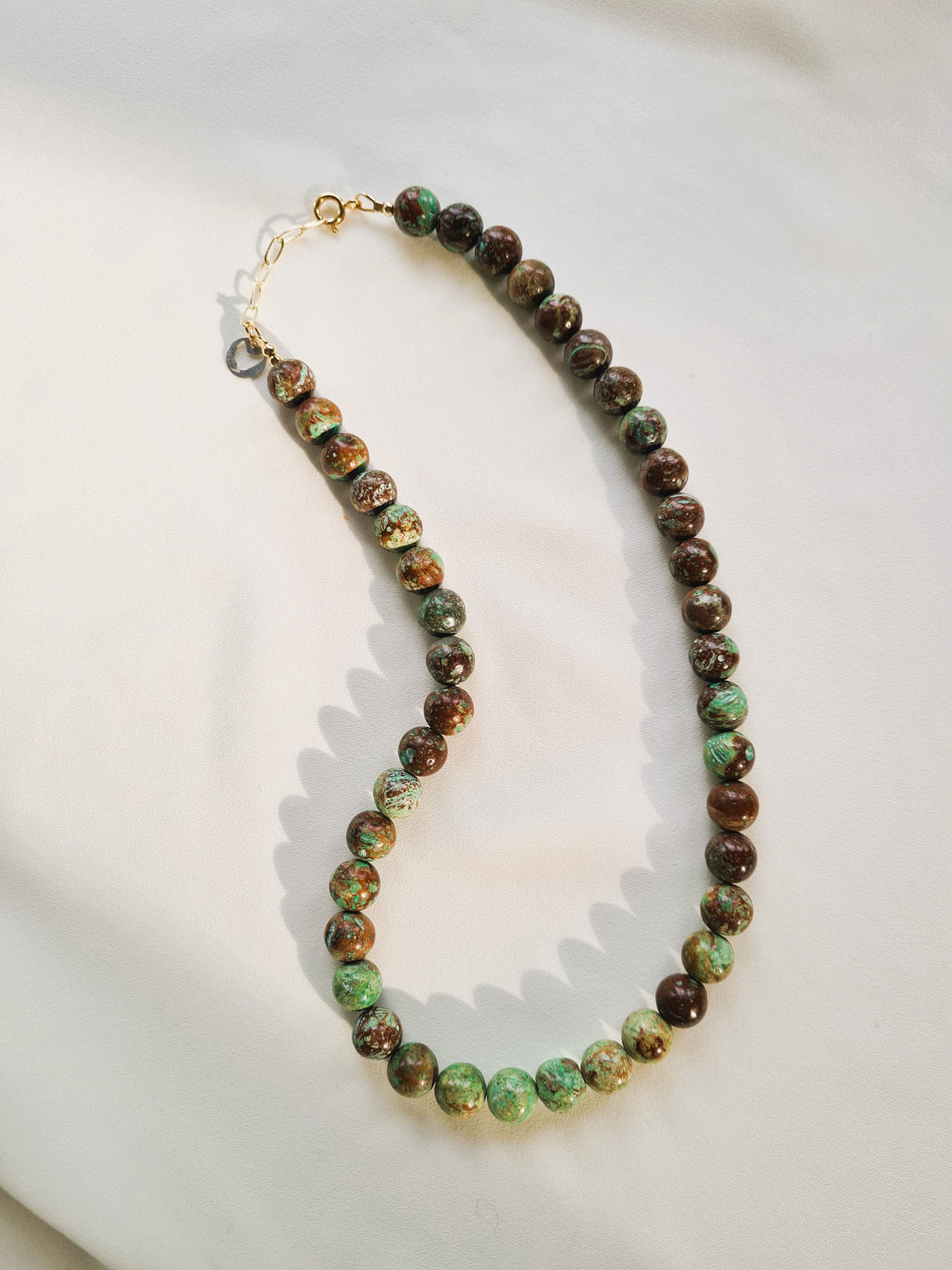 Ketting Green Love, chrysocolla