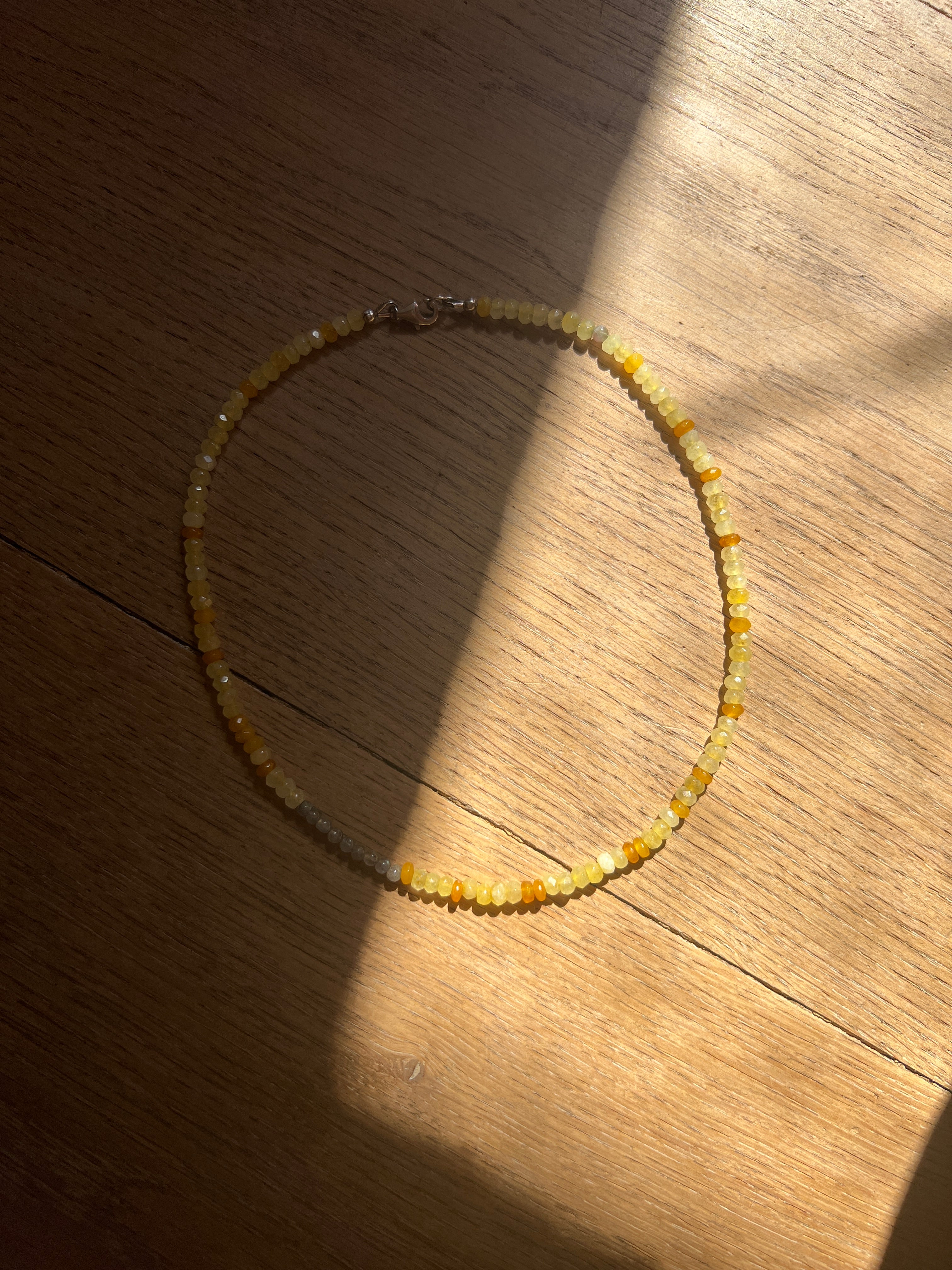 Ketting Starry Night, agaat en labradoriet