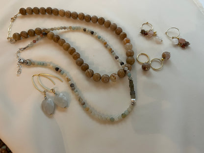 Ketting Inner Power, jaspis, agaat