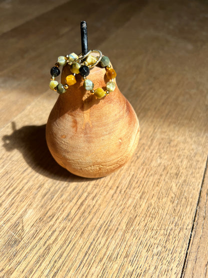 Oorbellen Pure Joy, tijgeroog